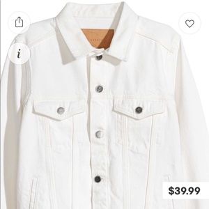 White denim jacket